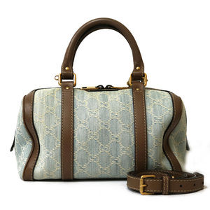 Gucci Convertible Joy Boston Bag GG Denim